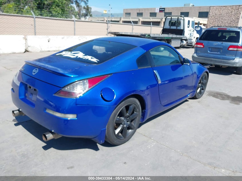2004 Nissan 350Z Enthusiast VIN: JN1AZ34D54M102226 Lot: 39433304