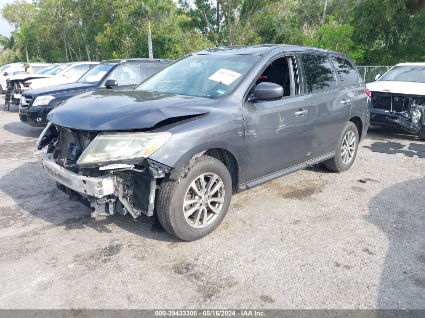 2013 Nissan Pathfinder S VIN: 5N1AR2MM0DC678881 Lot: 39433308