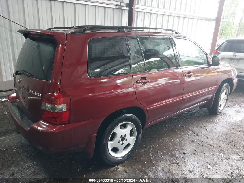 2005 Toyota Highlander Limited V6 VIN: JTEDP21A550065946 Lot: 39433318