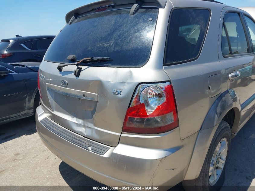 2005 Kia Sorento Ex/Lx VIN: KNDJD733955380019 Lot: 39433330