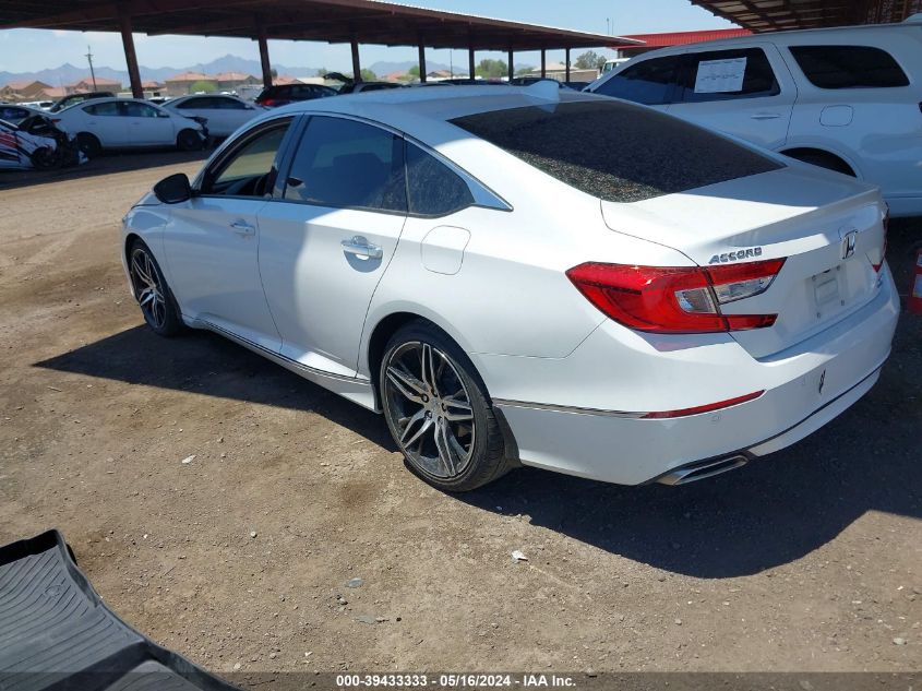 2021 Honda Accord Touring VIN: 1HGCV2F9XMA011590 Lot: 39433333