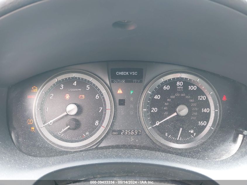 2007 Lexus Es 350 VIN: JTHBJ46G472003398 Lot: 39433334