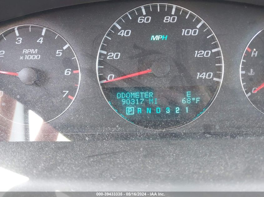 2009 Chevrolet Impala Lt VIN: 2G1WT57K891121259 Lot: 39433335