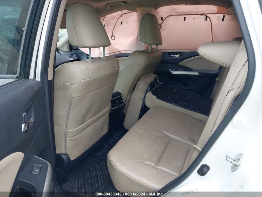 2015 Honda Cr-V Ex-L VIN: 5J6RM4H77FL092679 Lot: 39433342