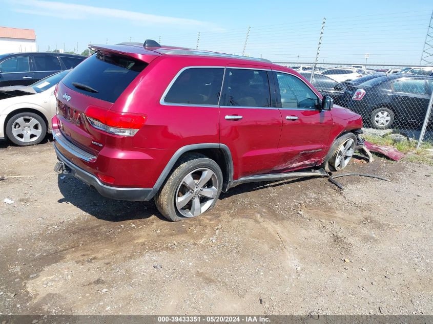 2014 Jeep Grand Cherokee Limited VIN: 1C4RJFBG2EC133429 Lot: 39433351