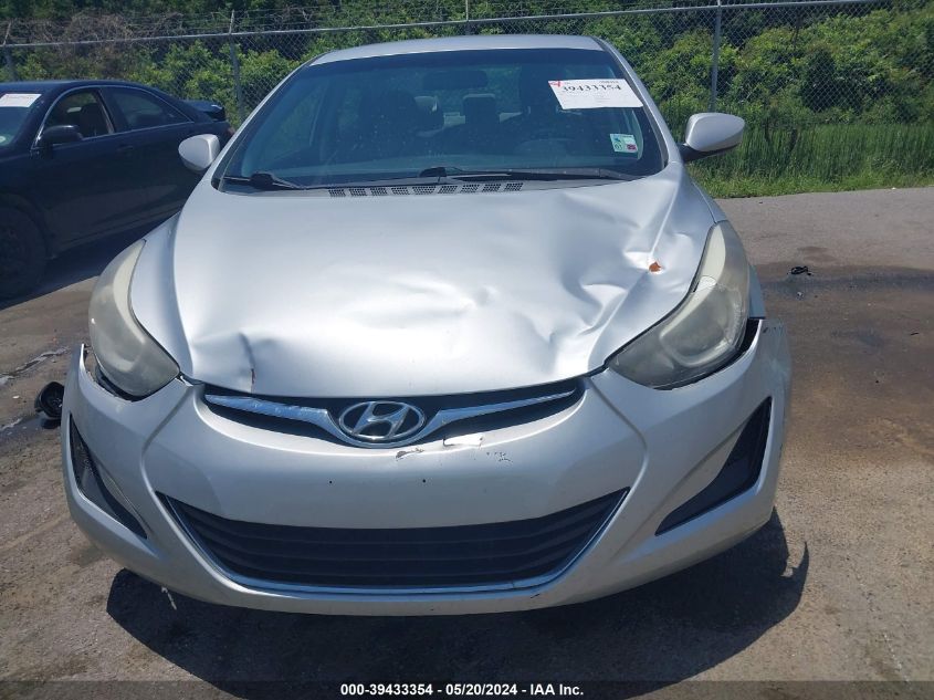 2014 Hyundai Elantra Se VIN: 5NPDH4AEXEH513231 Lot: 39433354