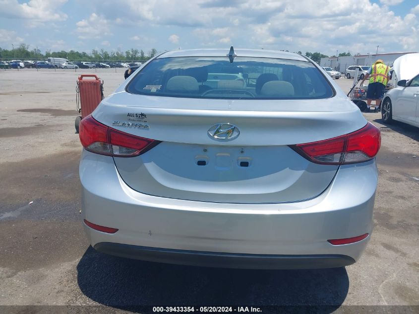 2014 Hyundai Elantra Se VIN: 5NPDH4AEXEH513231 Lot: 39433354