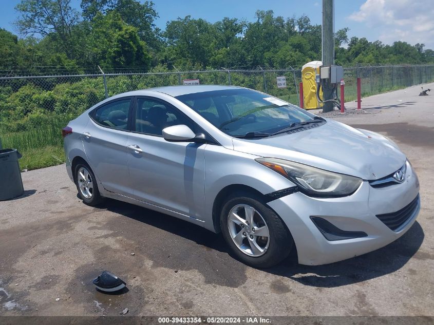 2014 Hyundai Elantra Se VIN: 5NPDH4AEXEH513231 Lot: 39433354