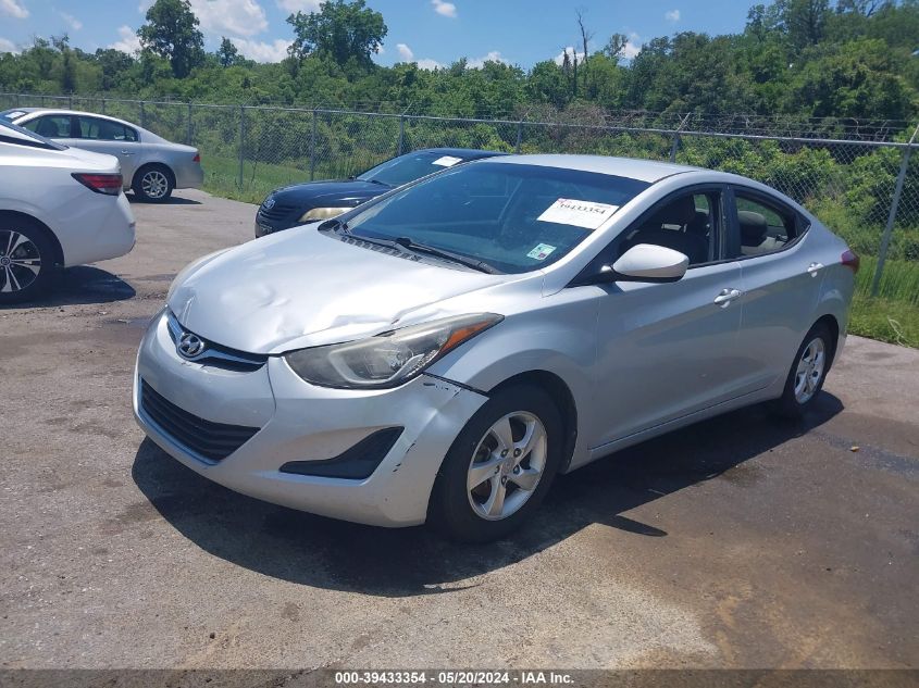 2014 Hyundai Elantra Se VIN: 5NPDH4AEXEH513231 Lot: 39433354