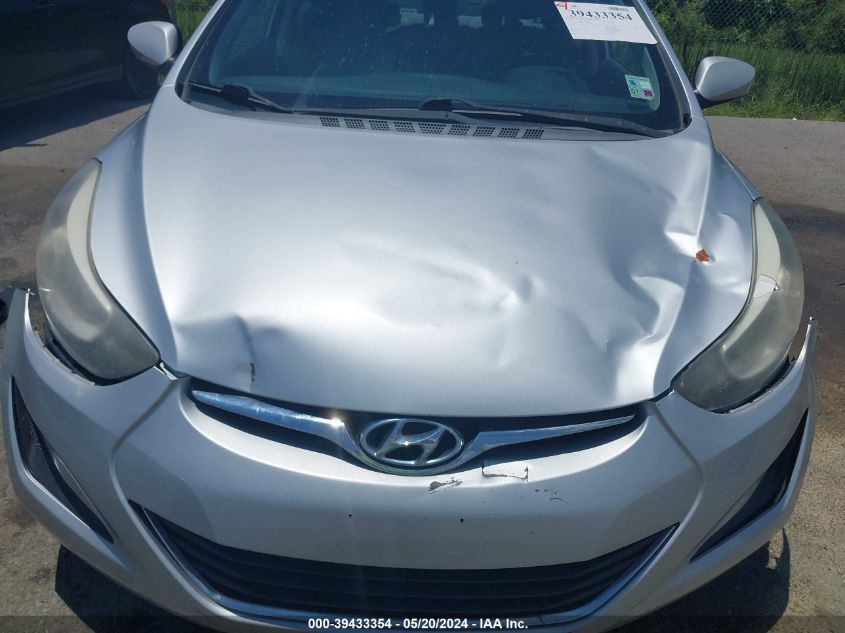 2014 Hyundai Elantra Se VIN: 5NPDH4AEXEH513231 Lot: 39433354