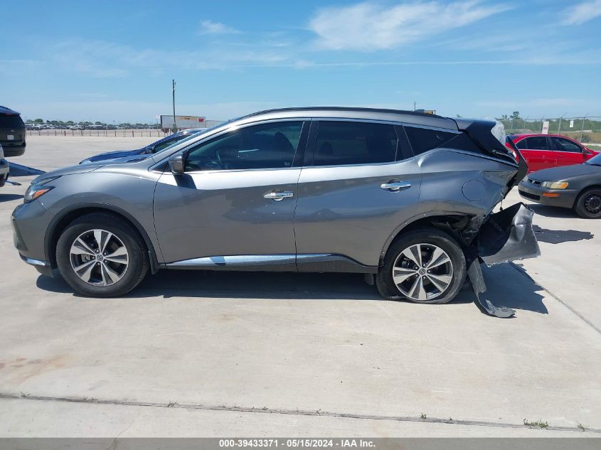 2021 Nissan Murano Sv Fwd VIN: 5N1AZ2BJ7MC104836 Lot: 39433371