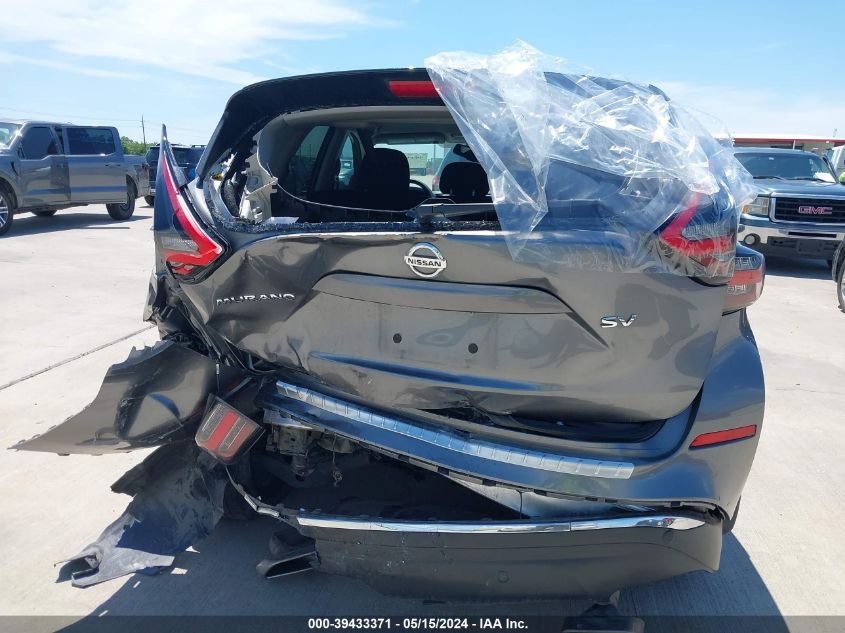 2021 Nissan Murano Sv Fwd VIN: 5N1AZ2BJ7MC104836 Lot: 39433371