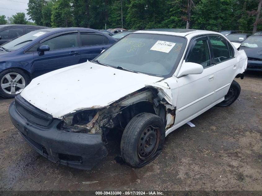 2000 Honda Civic Ex VIN: 1HGEJ8647YL066195 Lot: 39433380