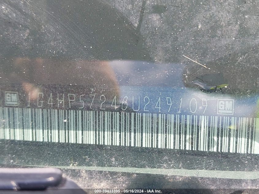 2006 Buick Lucerne Cx VIN: 1G4HP57246U249109 Lot: 39433395