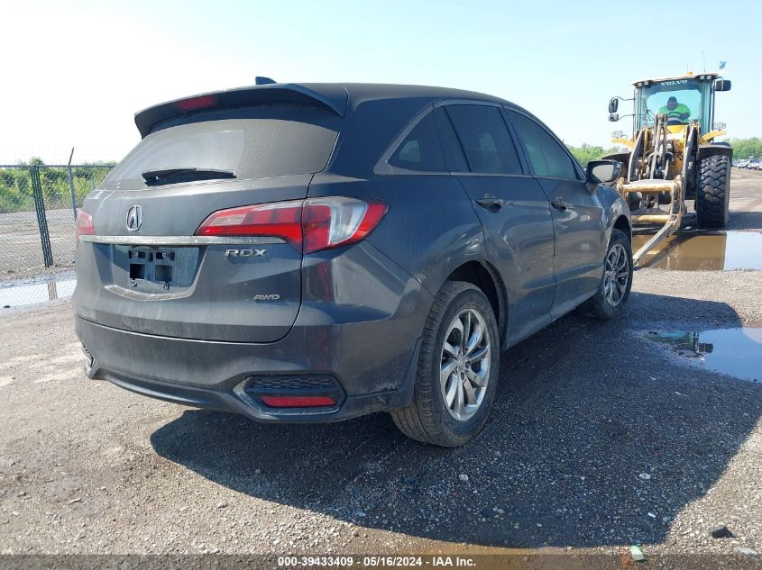 2016 Acura Rdx Technology Acurawatch Plus Packages/Technology Package VIN: 5J8TB4H52GL017603 Lot: 39433409