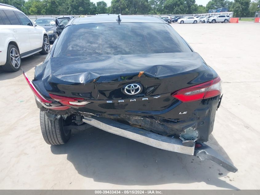 2021 Toyota Camry Le VIN: 4T1C11AK6MU480443 Lot: 39433434