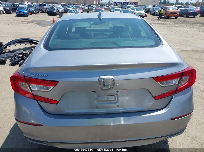 2022 Honda Accord Lx VIN: 1HGCV1F10NA027612 Lot: 39433441
