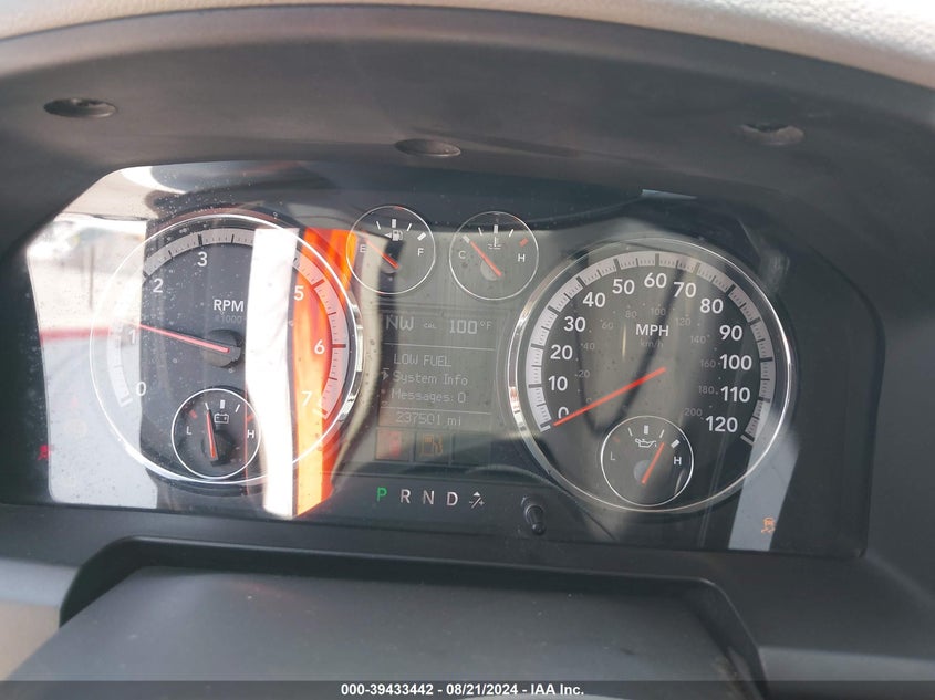 2009 Dodge Ram 1500 Slt/Sport/Trx VIN: 1D3HB13T49S735372 Lot: 39433442