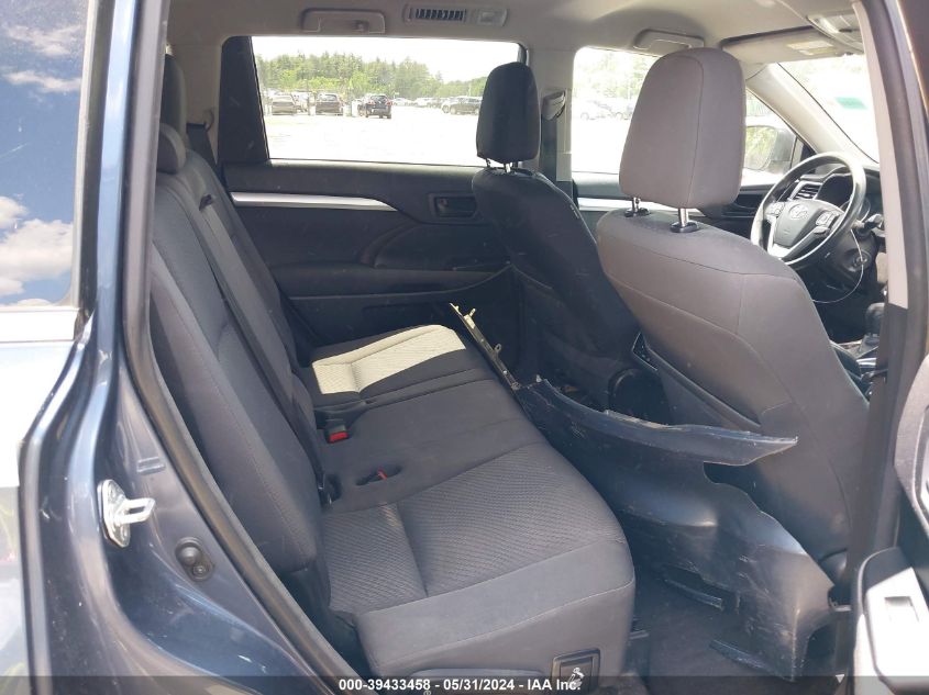 2016 Toyota Highlander Le/Le Plus VIN: 5TDBKRFH0GS240581 Lot: 39433458