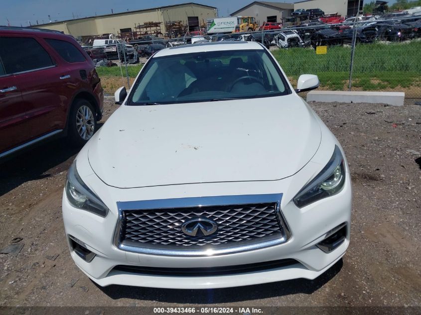 2018 Infiniti Q50 3.0T Luxe VIN: JN1EV7AR1JM442070 Lot: 39433466