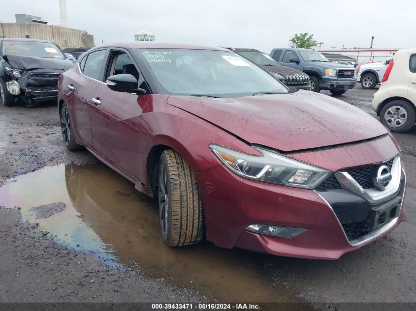 2017 Nissan Maxima 3.5 Sr VIN: 1N4AA6AP8HC366918 Lot: 40880286