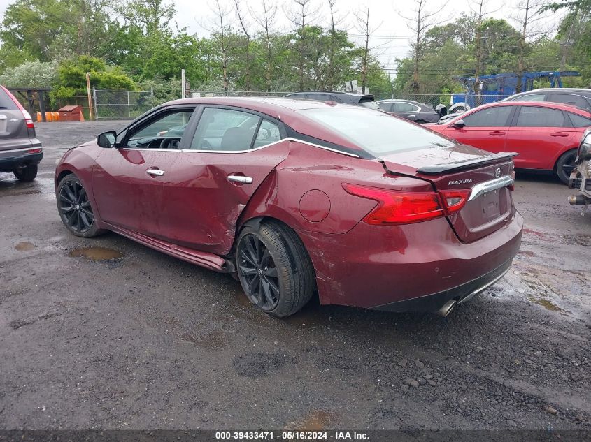 2017 Nissan Maxima 3.5 Sr VIN: 1N4AA6AP8HC366918 Lot: 40880286