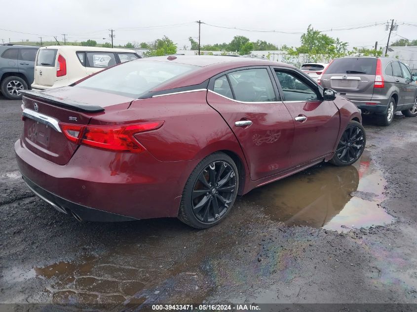 2017 Nissan Maxima 3.5 Sr VIN: 1N4AA6AP8HC366918 Lot: 40880286