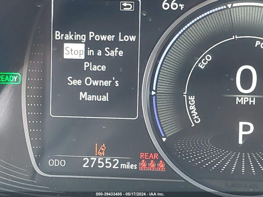 2021 Lexus Es 300H VIN: 58ADA1C12MU012257 Lot: 39433485