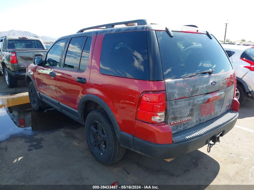 2003 Ford Explorer Xlt VIN: 1FMZU83W23UB21566 Lot: 39433487