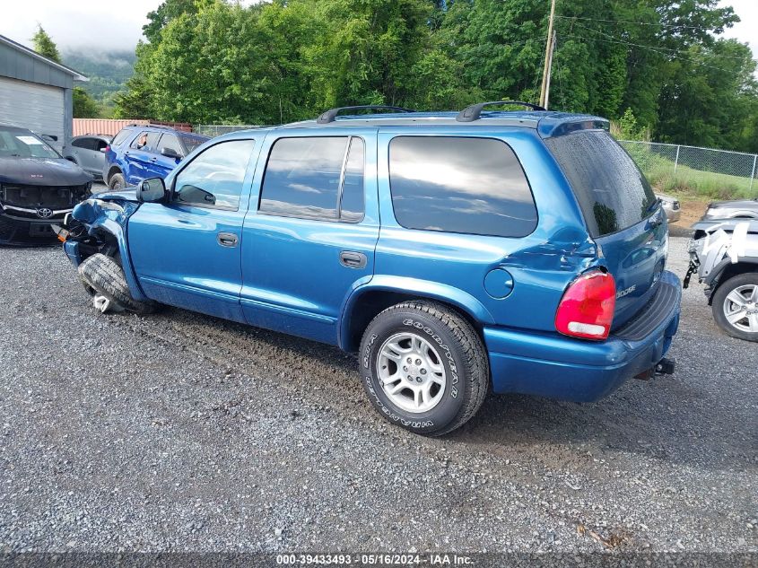 2003 Dodge Durango Slt VIN: 1D4HS48N13F551983 Lot: 39433493