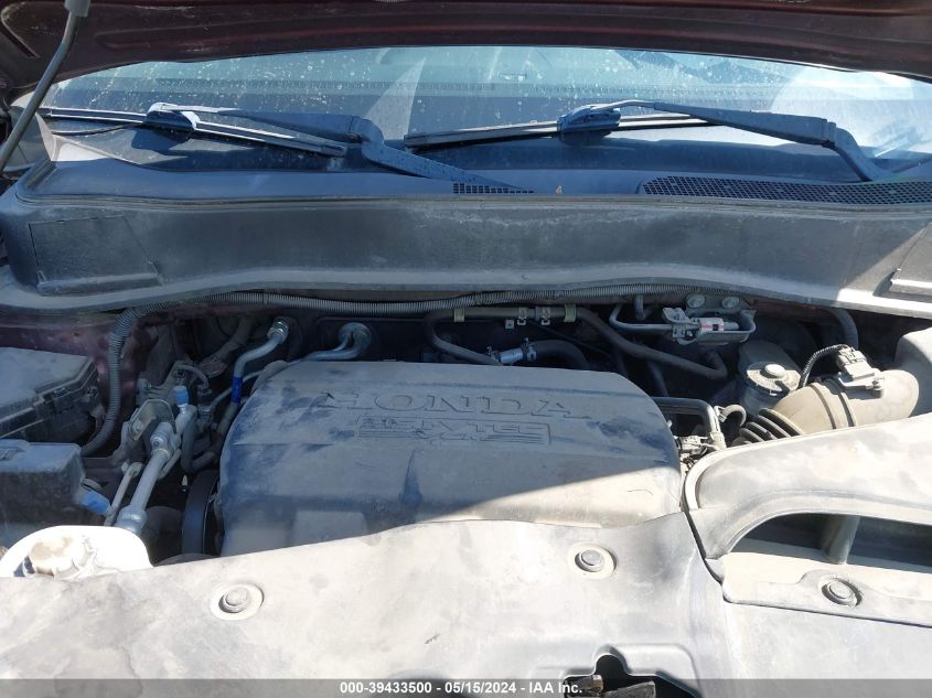 2012 Honda Pilot Ex-L VIN: 5FNYF4H58CB041720 Lot: 39433500