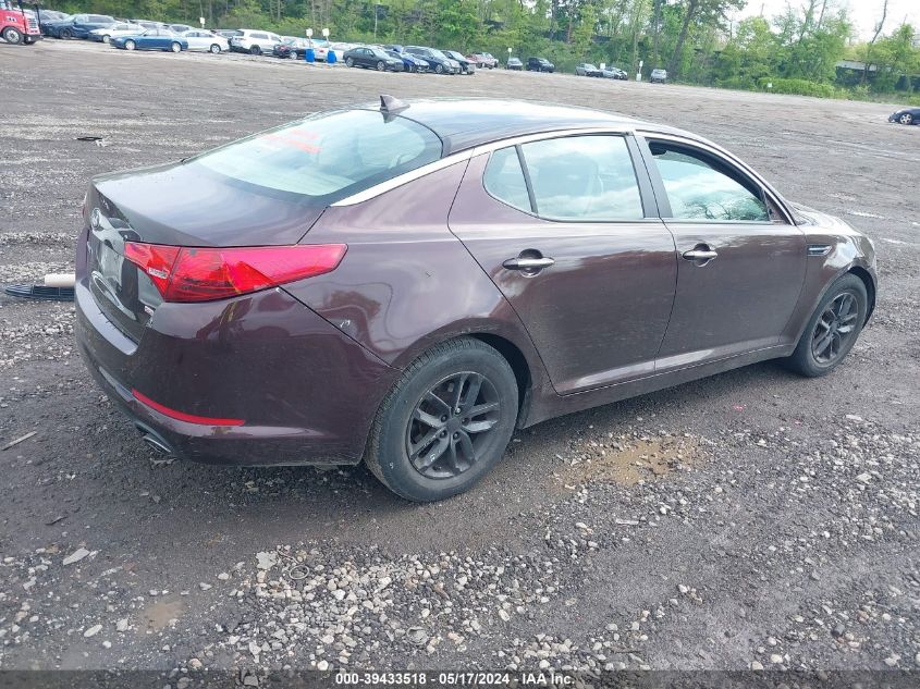 2013 Kia Optima Lx VIN: 5XXGM4A75DG248870 Lot: 39433518