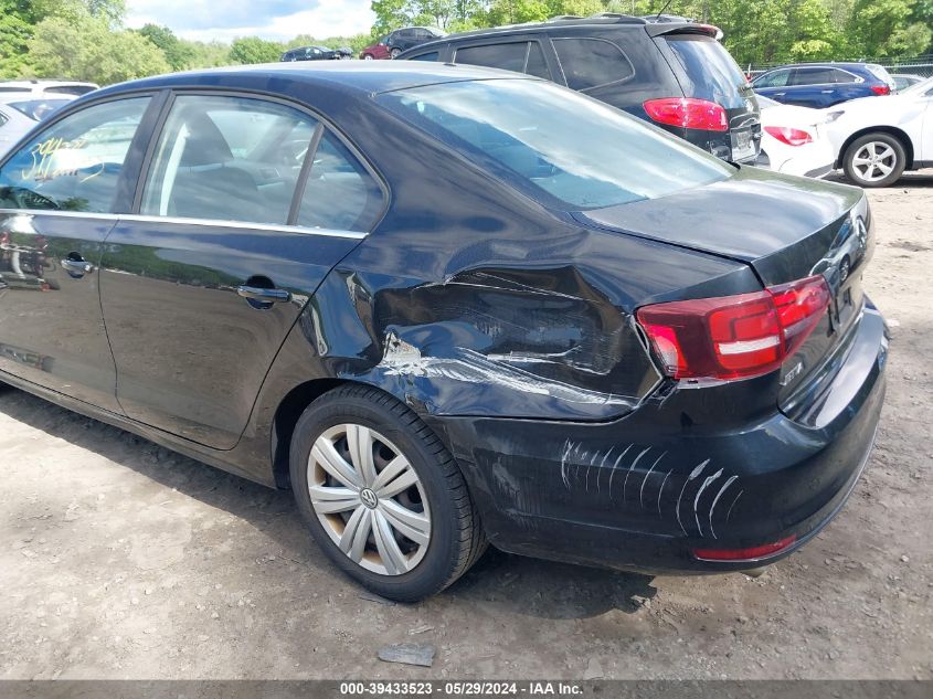 2017 Volkswagen Jetta 1.4T S VIN: 3VW2B7AJ6HM259343 Lot: 39433523