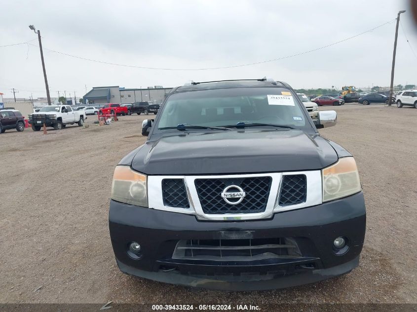 2011 Nissan Armada Sl VIN: 5N1BA0ND0BN624609 Lot: 39433524