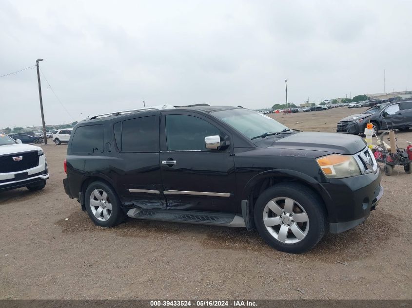 2011 Nissan Armada Sl VIN: 5N1BA0ND0BN624609 Lot: 39433524