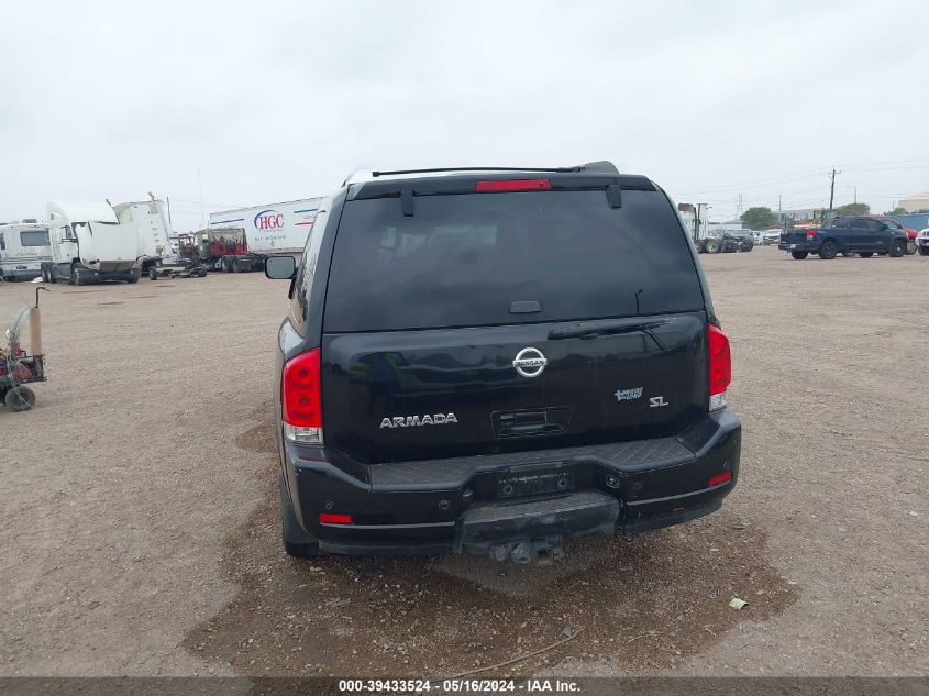 2011 Nissan Armada Sl VIN: 5N1BA0ND0BN624609 Lot: 39433524