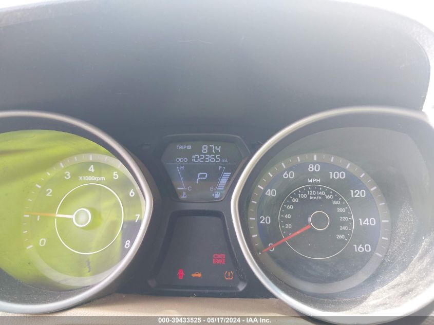 2012 Hyundai Elantra Gls (Ulsan Plant) VIN: KMHDH4AE8CU461239 Lot: 39433525