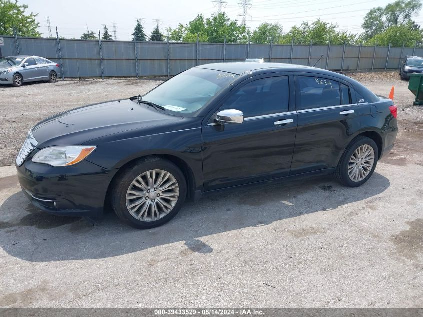 2012 Chrysler 200 Limited VIN: 1C3CCBCB2CN217834 Lot: 39433529