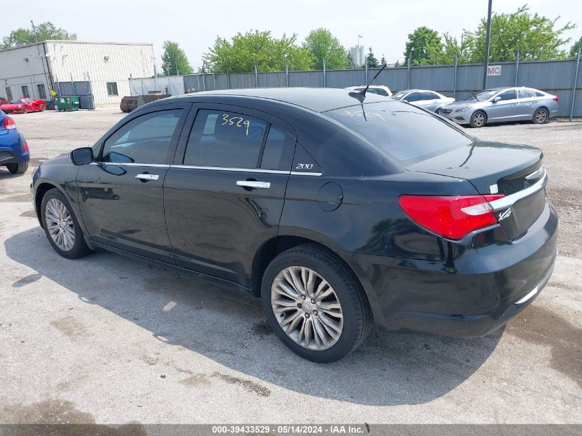 2012 Chrysler 200 Limited VIN: 1C3CCBCB2CN217834 Lot: 39433529