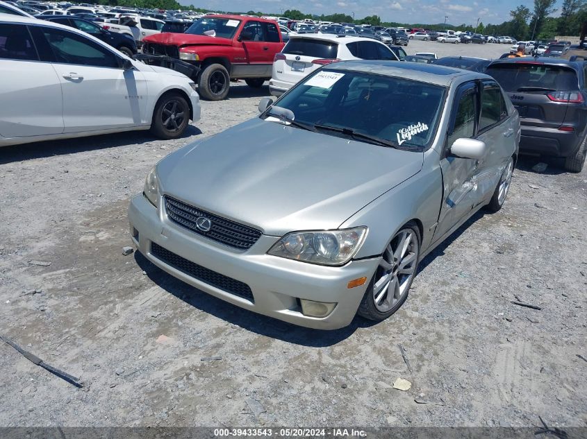 2001 Lexus Is 300 VIN: JTHBD182610019399 Lot: 39433543