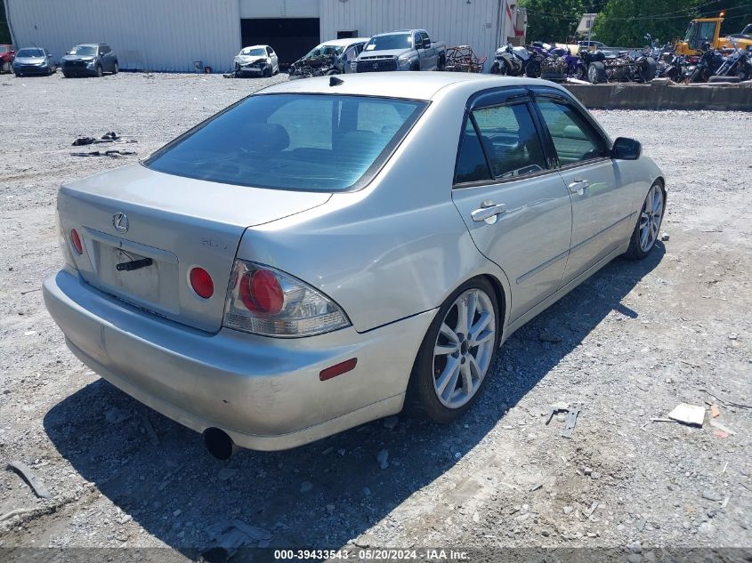 2001 Lexus Is 300 VIN: JTHBD182610019399 Lot: 39433543