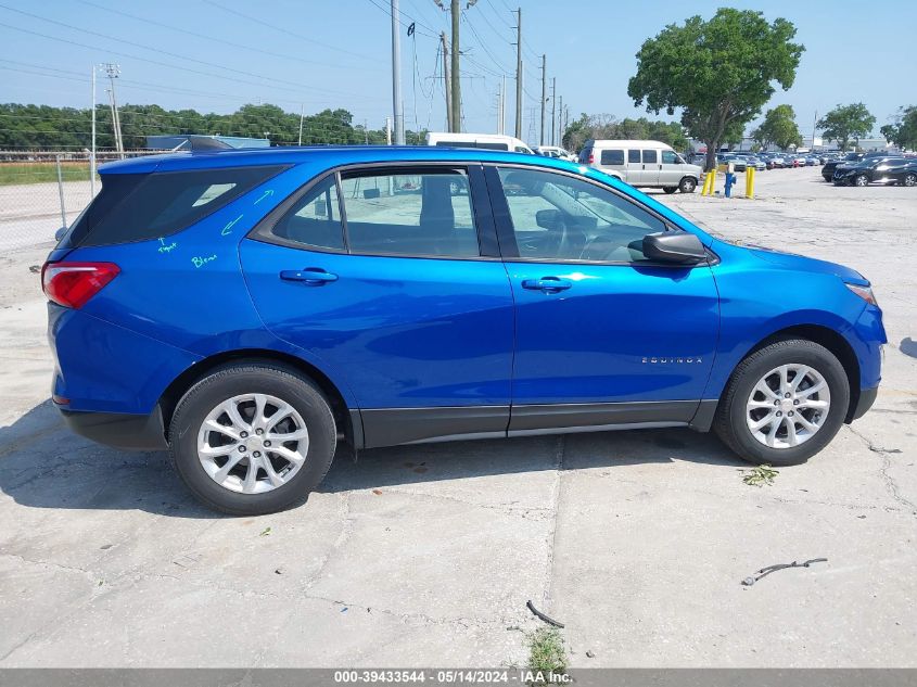 2019 Chevrolet Equinox Ls VIN: 3GNAXHEV0KS563071 Lot: 39433544