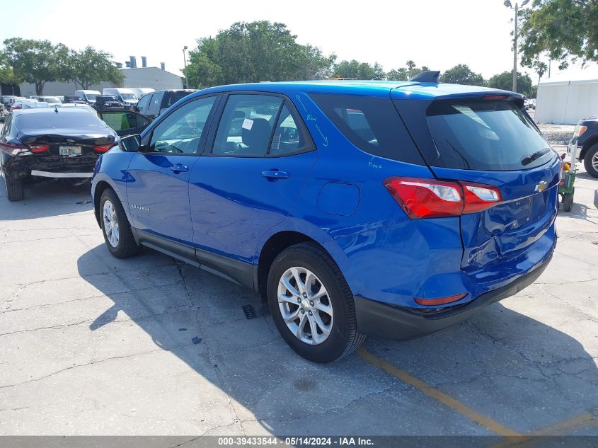 2019 Chevrolet Equinox Ls VIN: 3GNAXHEV0KS563071 Lot: 39433544