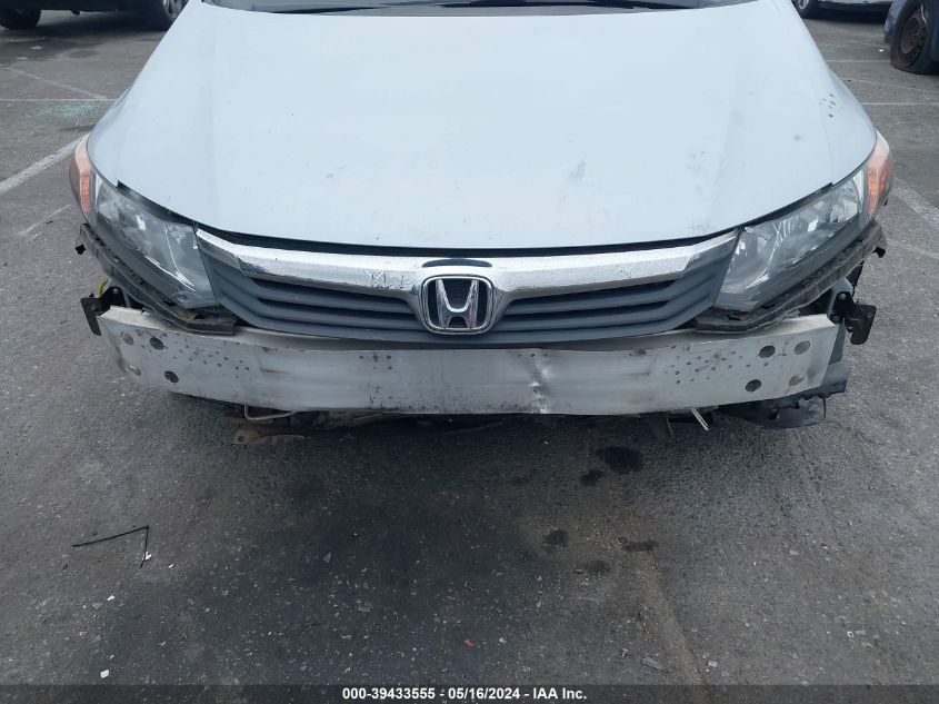 2012 Honda Civic Lx VIN: 2HGFB2F58CH516286 Lot: 39433555