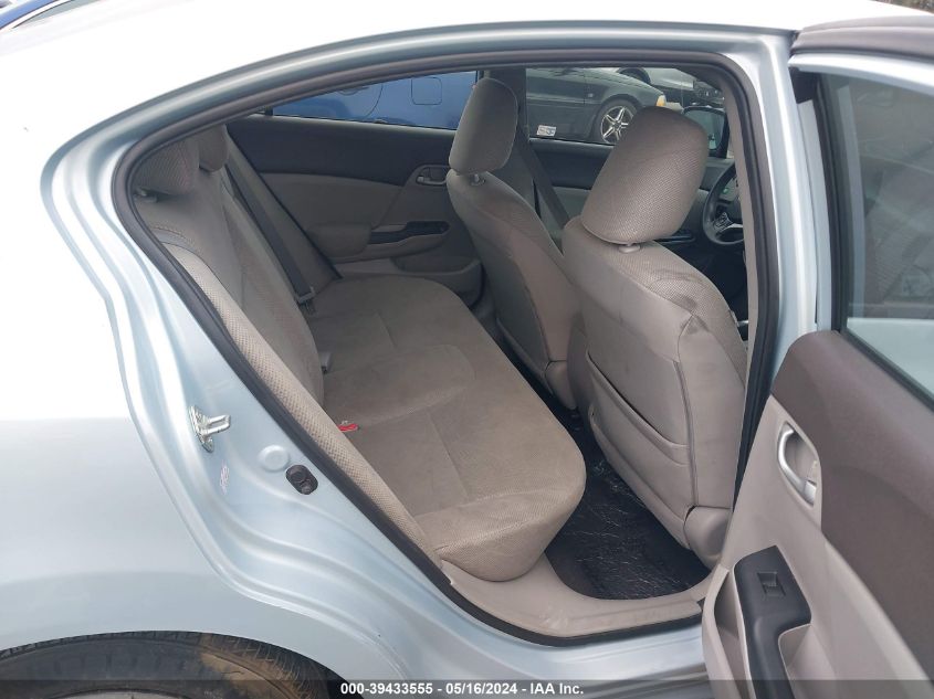 2012 Honda Civic Lx VIN: 2HGFB2F58CH516286 Lot: 39433555