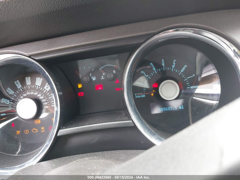 2012 Ford Mustang V6 VIN: 1ZVBP8AM1C5274946 Lot: 39433560