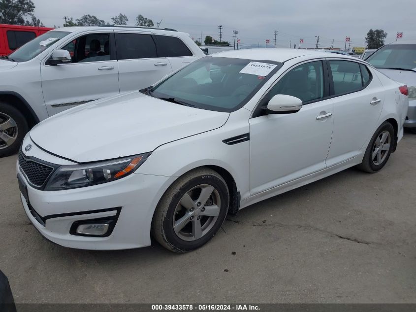 2015 Kia Optima Lx VIN: KNAGM4A7XF5559263 Lot: 39433578