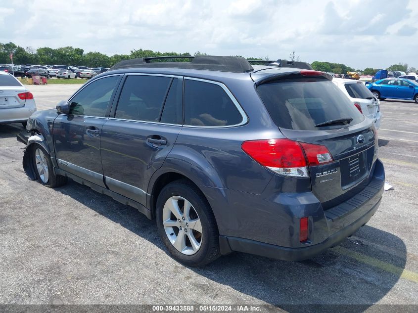 2014 Subaru Outback 2.5I Limited VIN: 4S4BRBLC0E3300431 Lot: 39433588