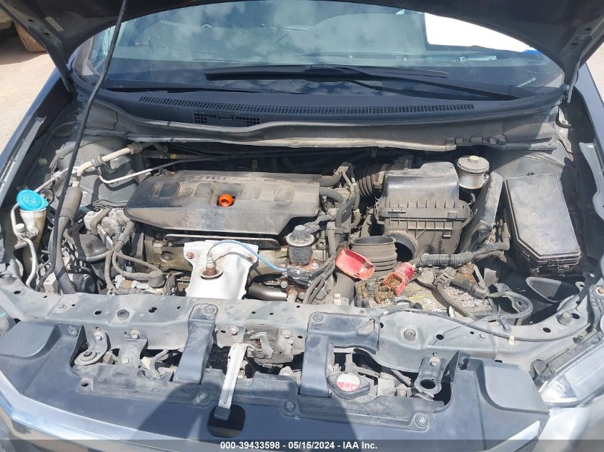 2012 Honda Civic Lx VIN: 2HGFB2F52CH324989 Lot: 39433598