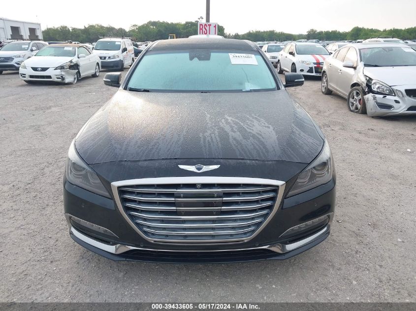 2018 Genesis G80 5.0 Ultimate VIN: KMHGN4JF0JU229388 Lot: 39433605